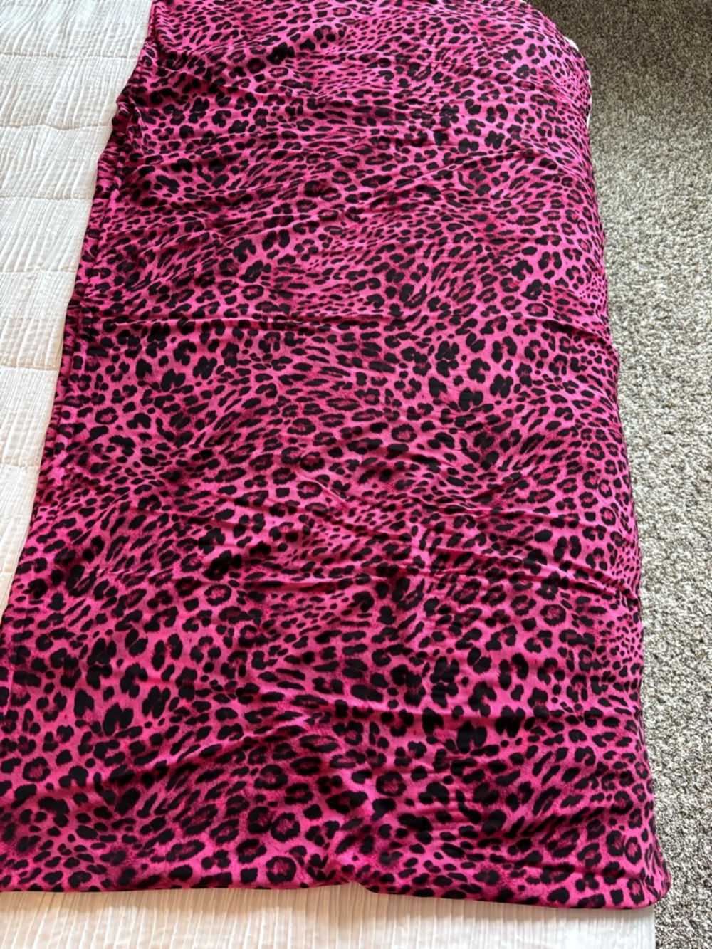 torrid Pink and Black Leopard Swim Sarong